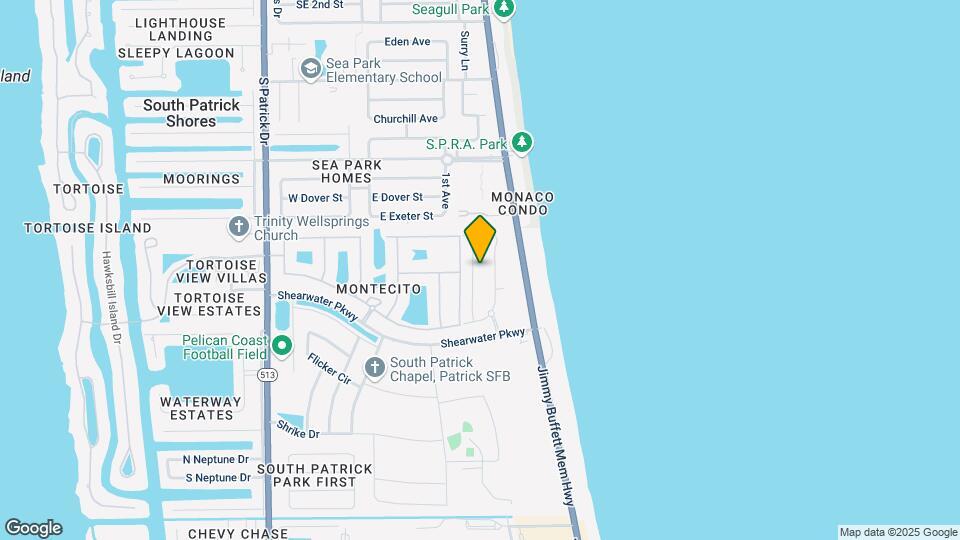 697 Clearwater Ave Map and Location Details
