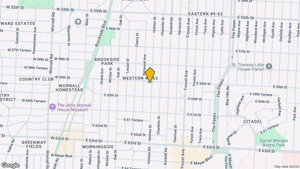 5906 Holmes St Map and Location Details