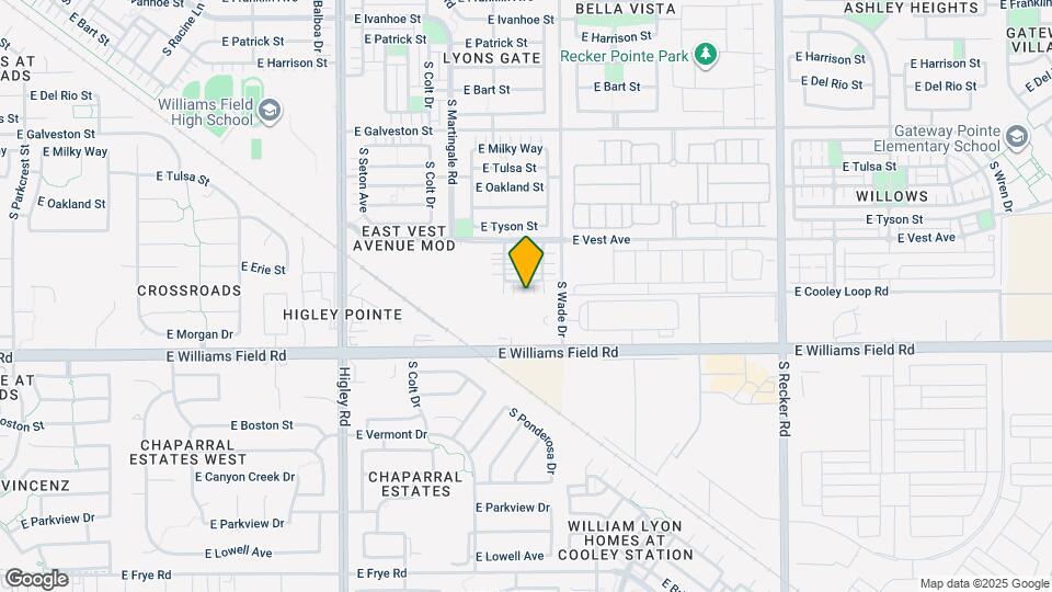 3531 E Erie St Map and Location Details