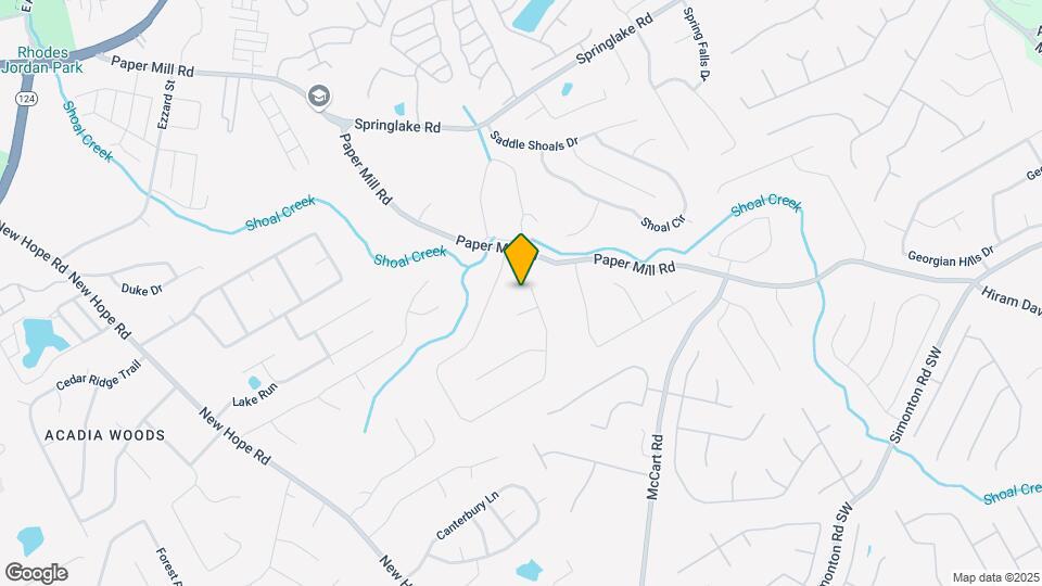 1160 Paper Creek Dr SE Map and Location Details