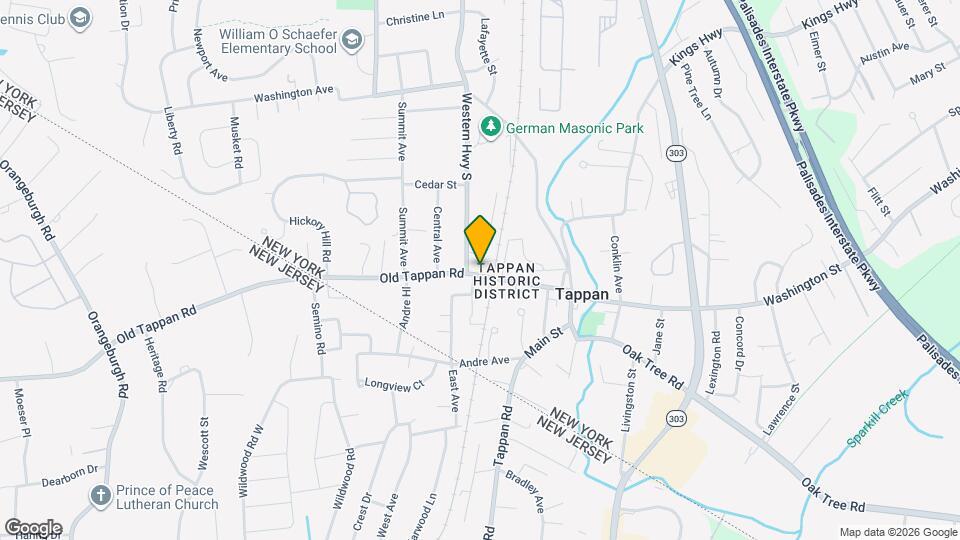 86 Old Tappan Rd Map and Location Details