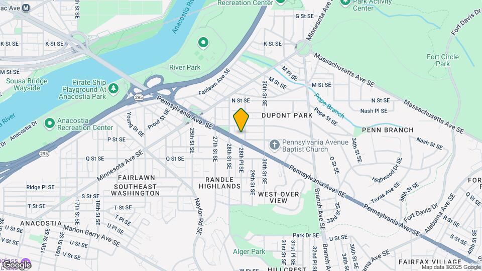 2820 Pennsylvania Ave SE Map and Location Details
