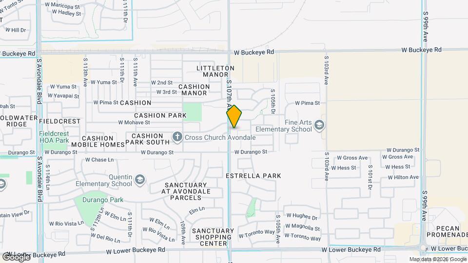 1808 S 106th Ln Map and Location Details