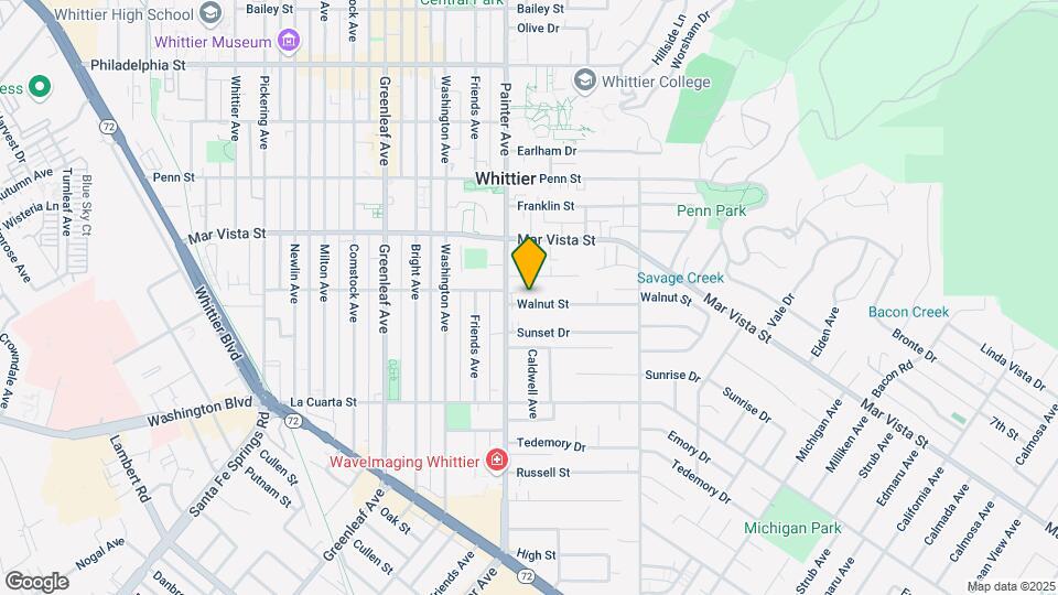 13421 Walnut St Map and Location Details