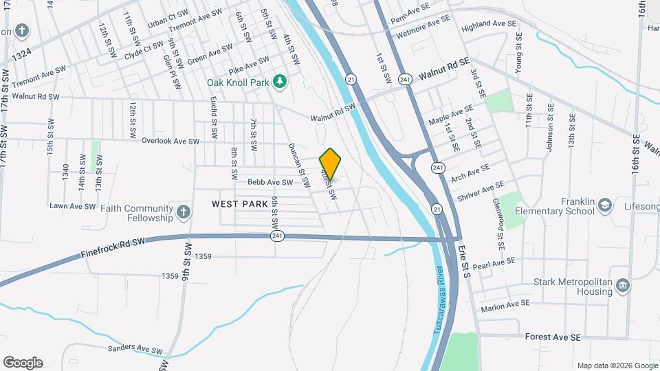 1104 4th St SW Map and Location Details