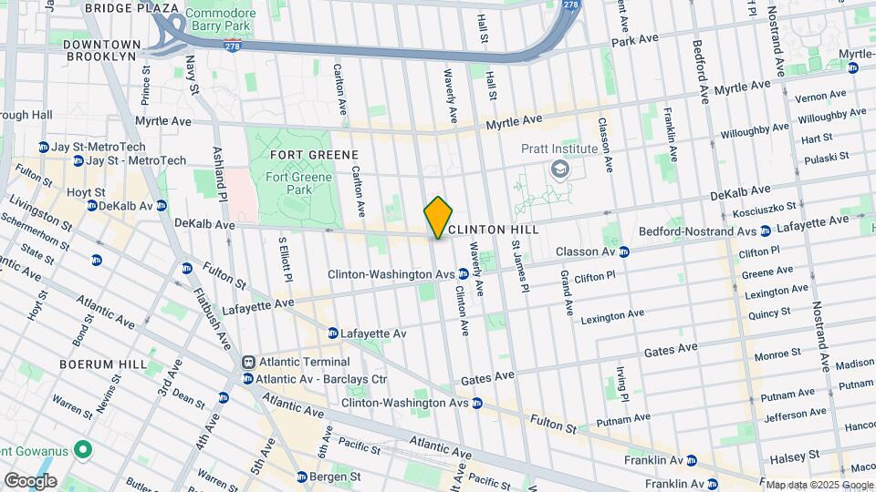 299 Vanderbilt Avenue Mapa y Detalles de la Ubicación