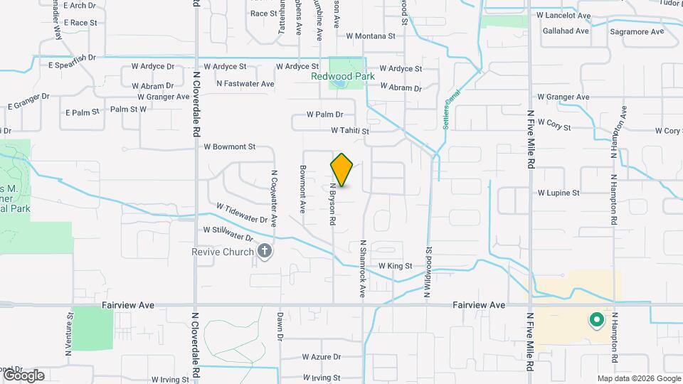 2104 N Bryson Rd Map and Location Details