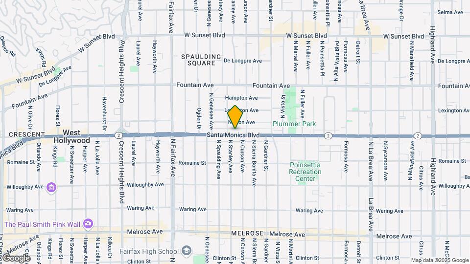 The Charlie WeHo Mapa y Detalles de la Ubicación