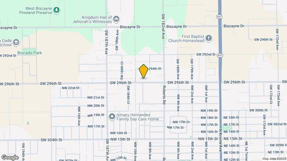 18333 SW 296th St Mapa y Detalles de la Ubicación