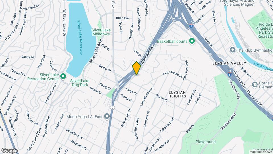 2134 1/2 Cove Ave Map and Location Details