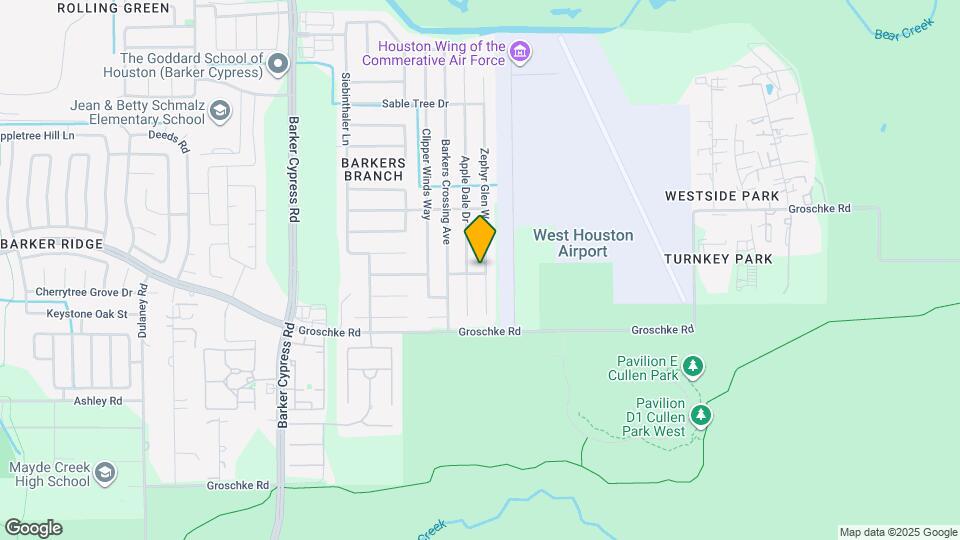 3131 Zephyr Glen Way Map and Location Details