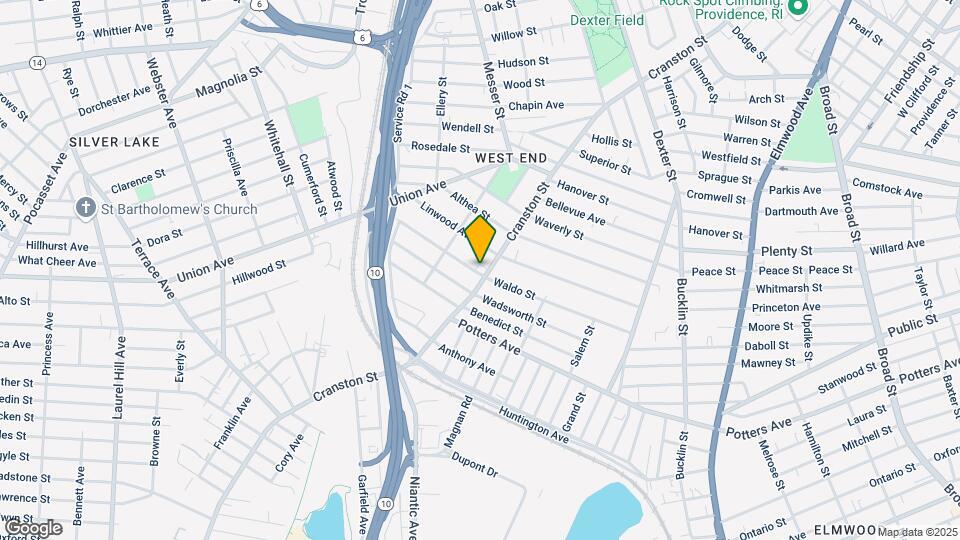 639 Cranston St Map and Location Details