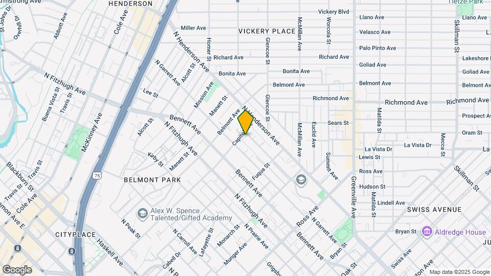 2317 Moser Ave Map and Location Details