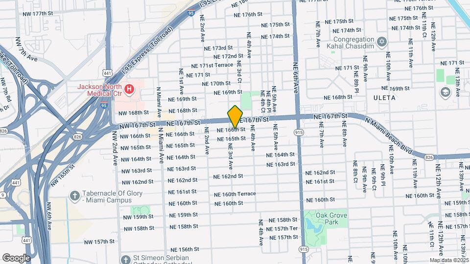 320 NE 166th St Map and Location Details