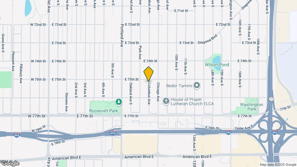 7506 Columbus Ave. Map and Location Details