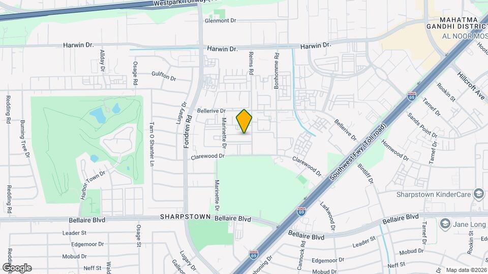 7510 Hornwood Dr, Unit 105 Map and Location Details