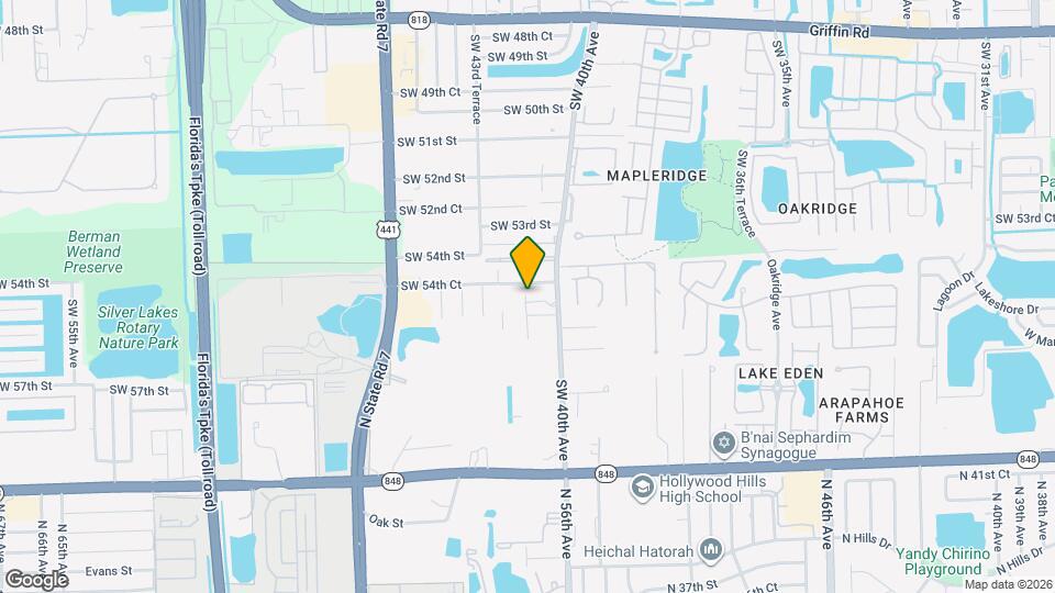 4189 N Oak Pl Map and Location Details