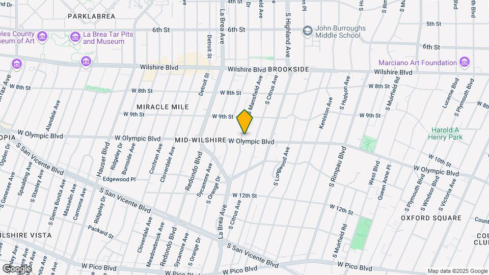 962 S Mansfield Ave Map and Location Details