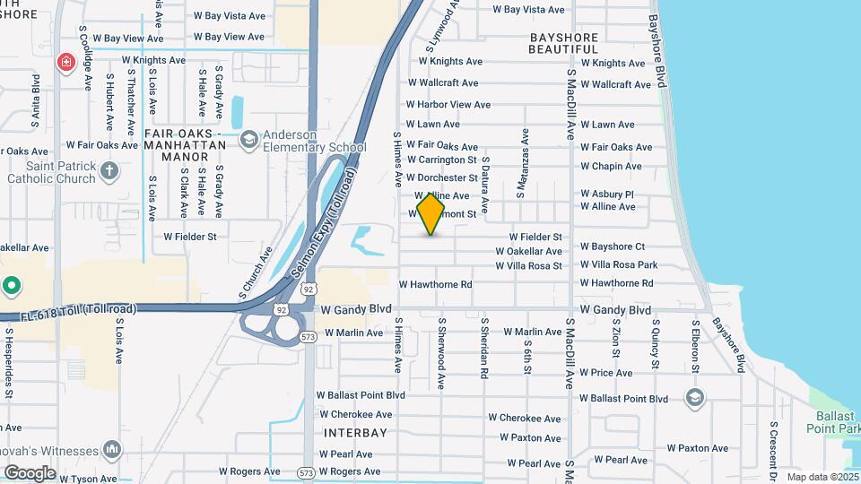 3404 W Fielder St Map and Location Details