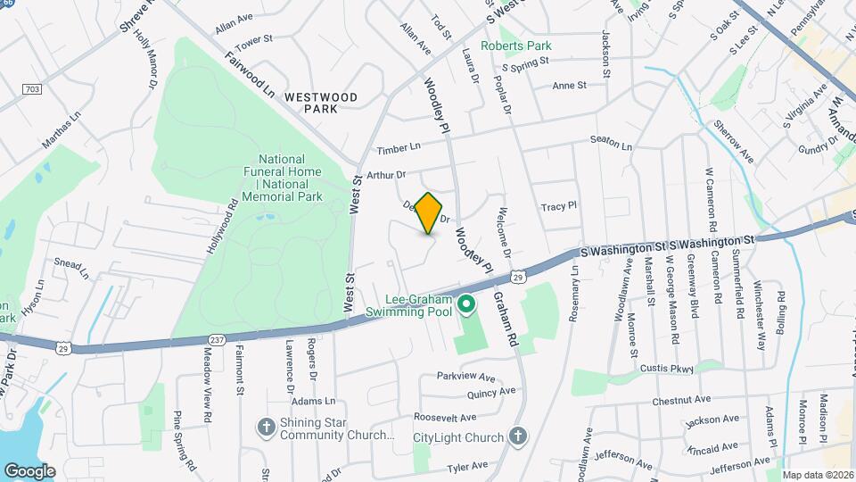 7368 Lee Hwy Map and Location Details