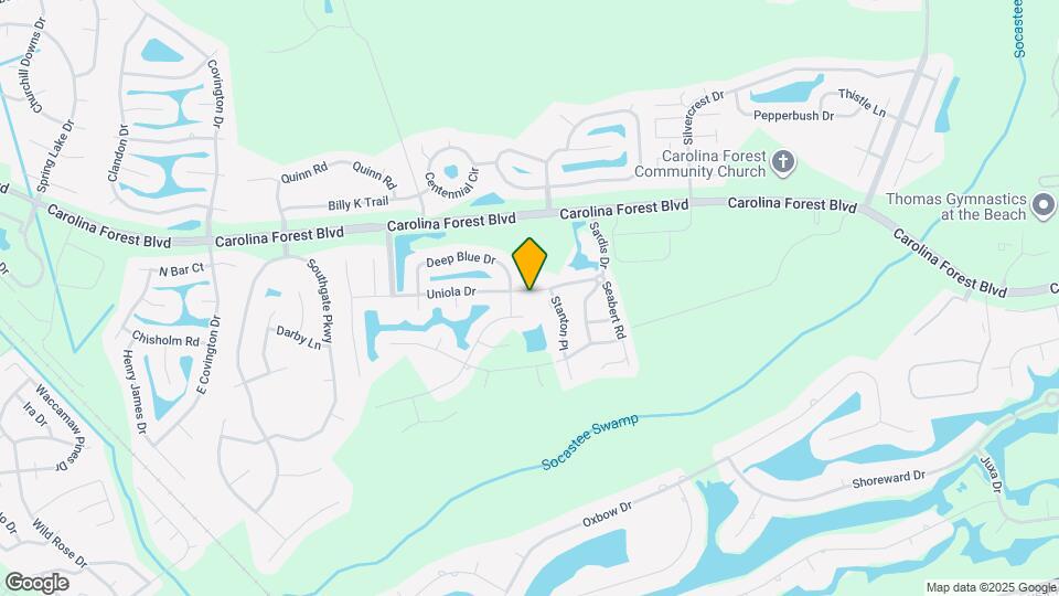 619 Uniola Dr Map and Location Details