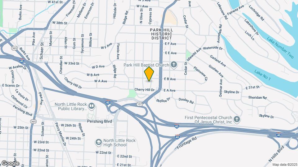 3117 N Cypress St Map and Location Details