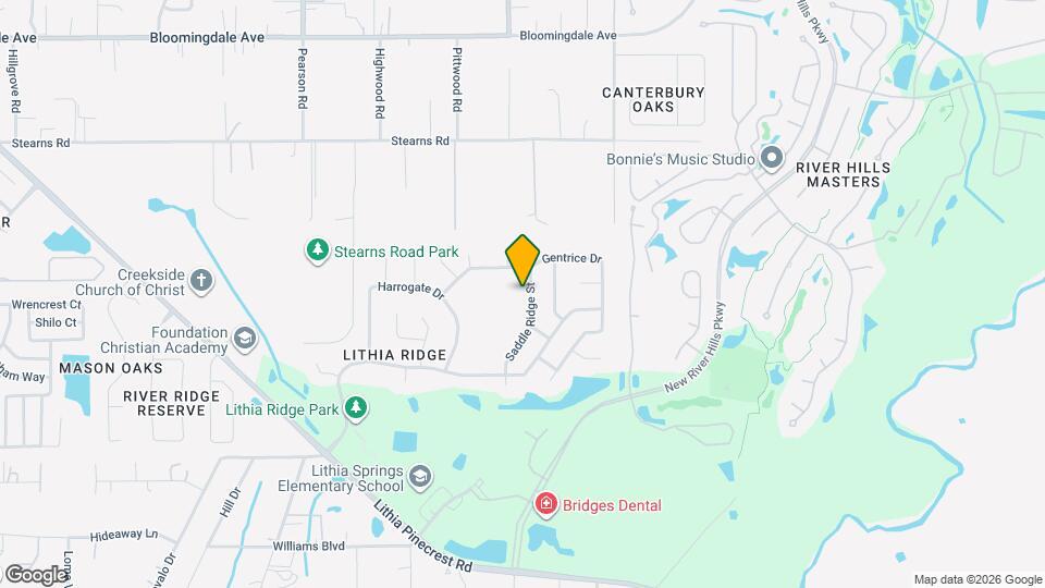 3809 Saddle Ridge St Mapa y Detalles de la Ubicación