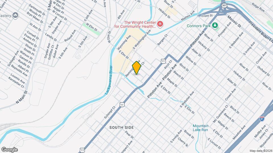 327 E Locust St Map and Location Details
