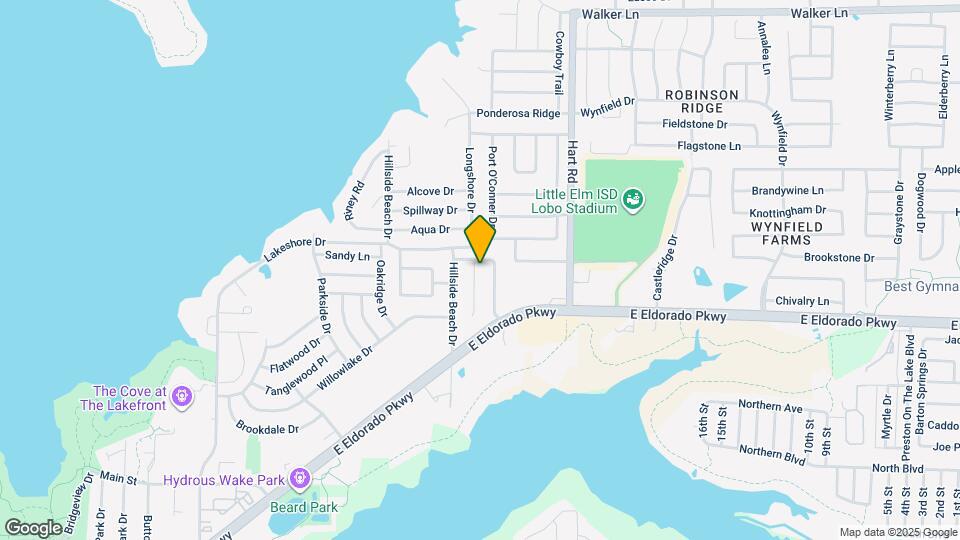 1033 Lakeview Ct Map and Location Details