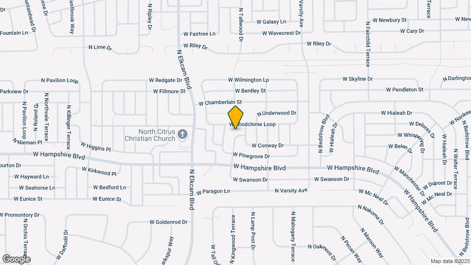 2486 W Swanson Dr Map and Location Details
