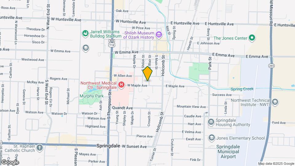 410-412 S Blair St Map and Location Details