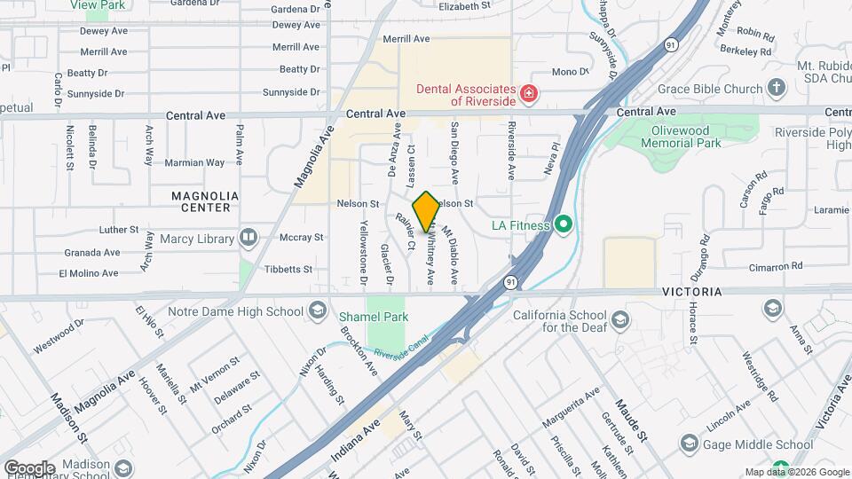 6677 Mt Whitney Ave Map and Location Details