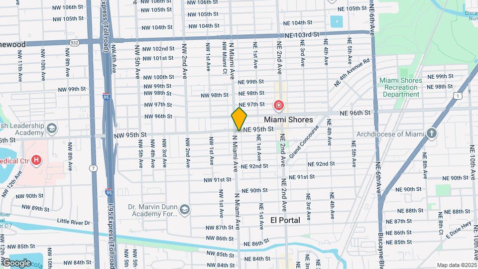 9425 N Miami Ave Map and Location Details