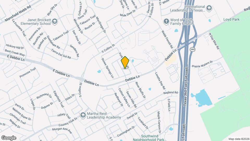 8119 Lost Canyon Trail Map and Location Details