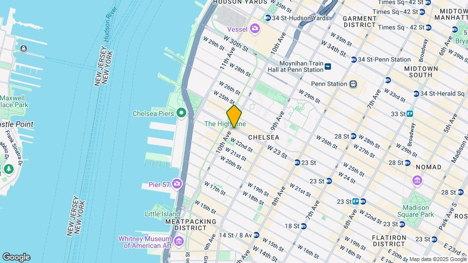 466 W 23rd St Map and Location Details
