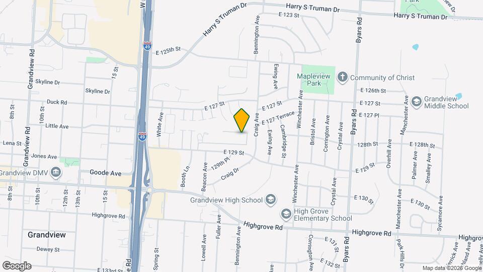 6621 E 128th St Map and Location Details