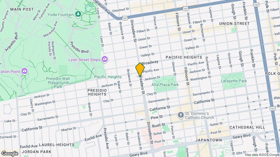 2800-2802-2802 Jackson St Map and Location Details