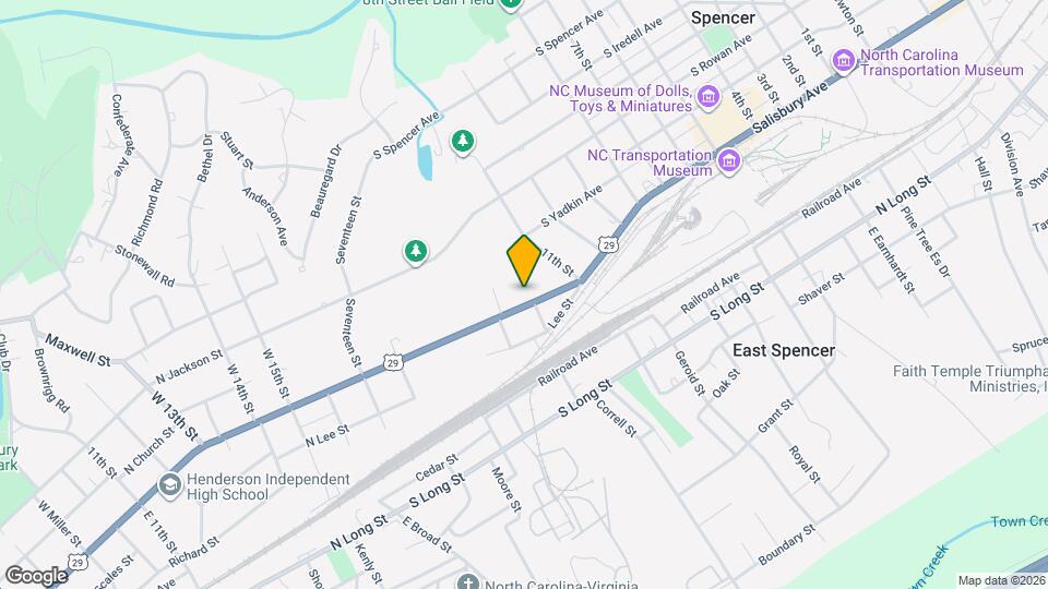 1204 S Salisbury Ave Map and Location Details