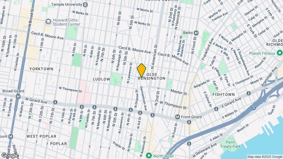 1429 Germantown Ave-Unit -4B Map and Location Details