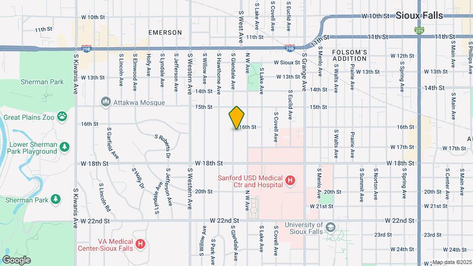 808 S Glendale Ave Mapa y Detalles de la Ubicación