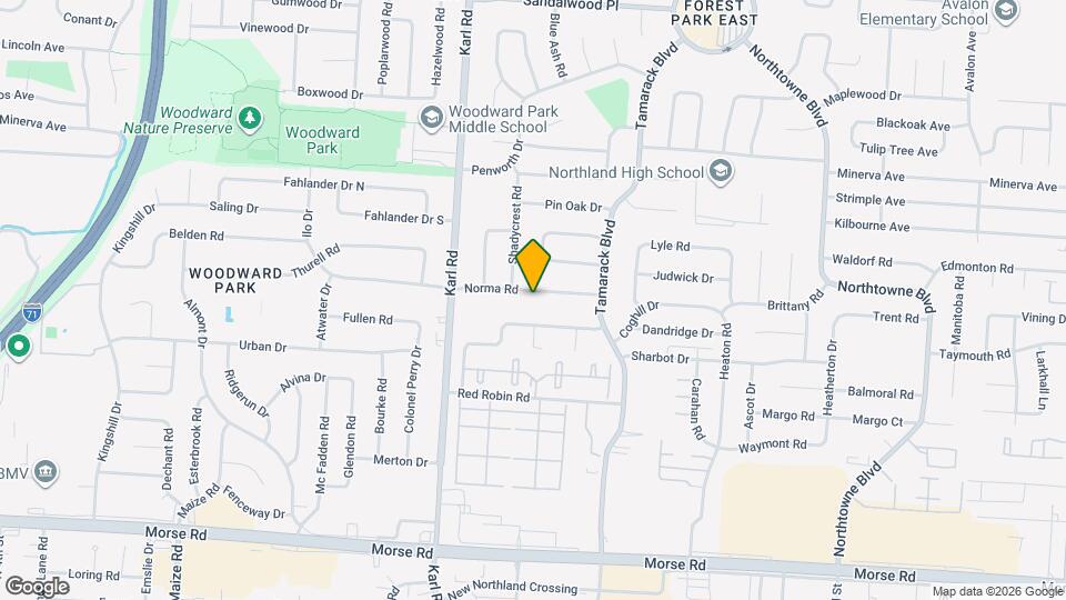 1675 Norma Rd Map and Location Details