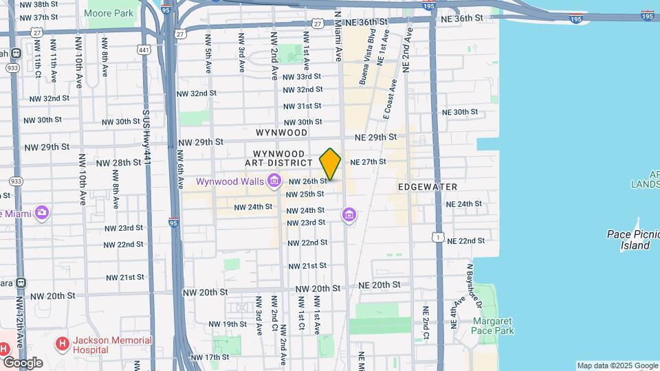 40 NW 26th St, Unit S2 Map and Location Details