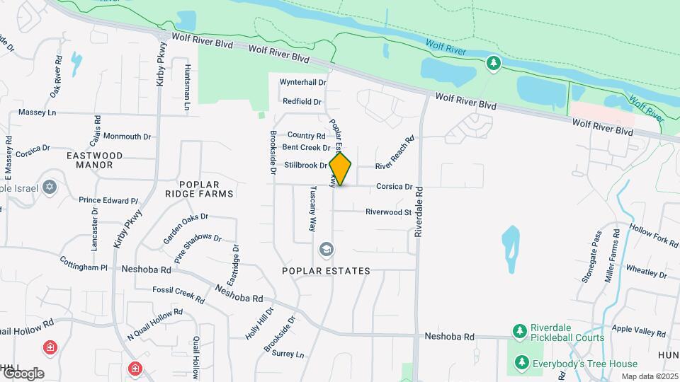 1380 Poplar Estates Pkwy Map and Location Details