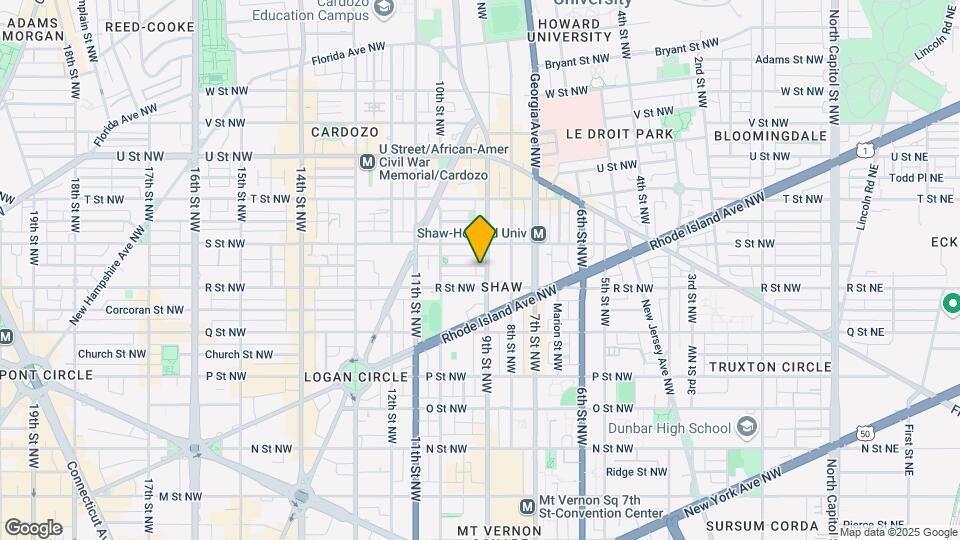 1708 9th St NW Map and Location Details
