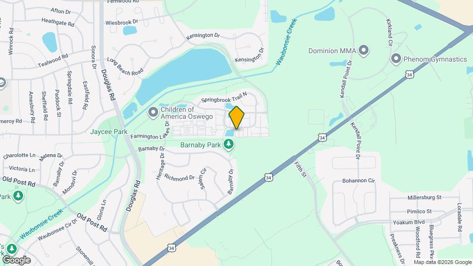 207 Springbrook Trail S Map and Location Details