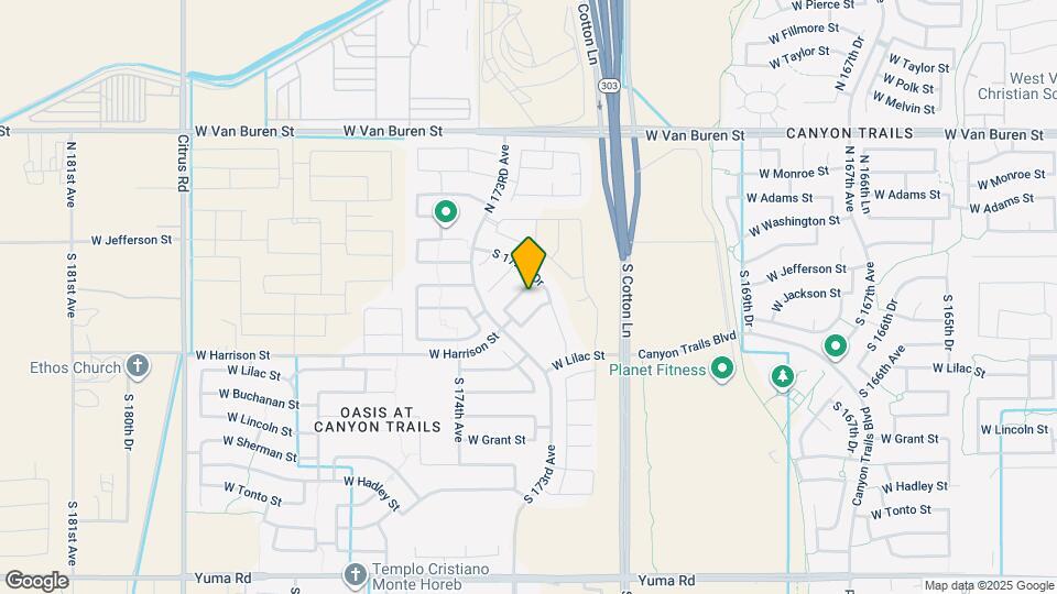 17269 W Morning Glory St, Unit 609 Map and Location Details
