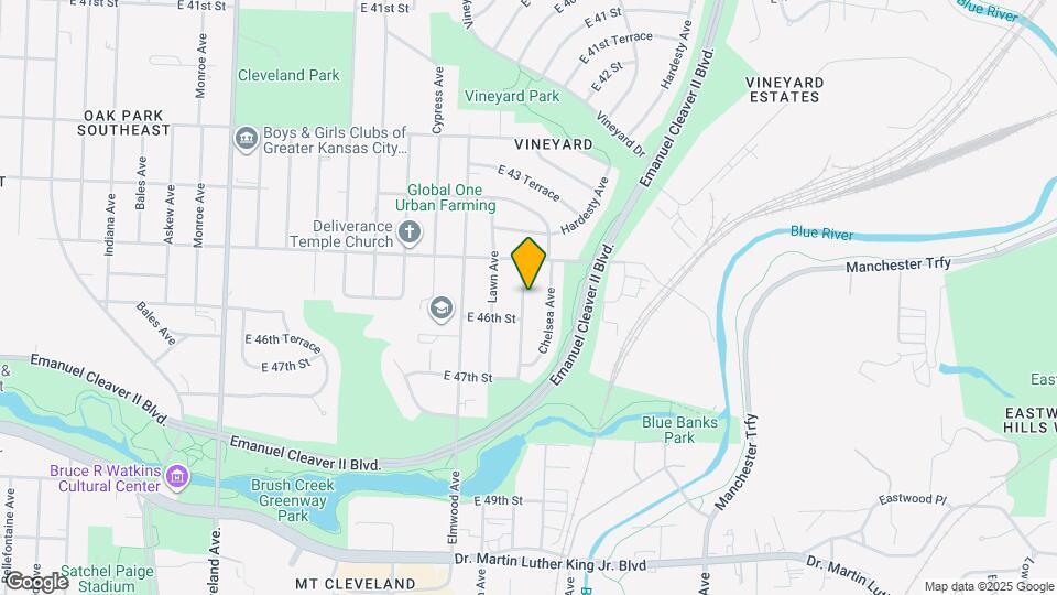 4535 Lister Ave Map and Location Details