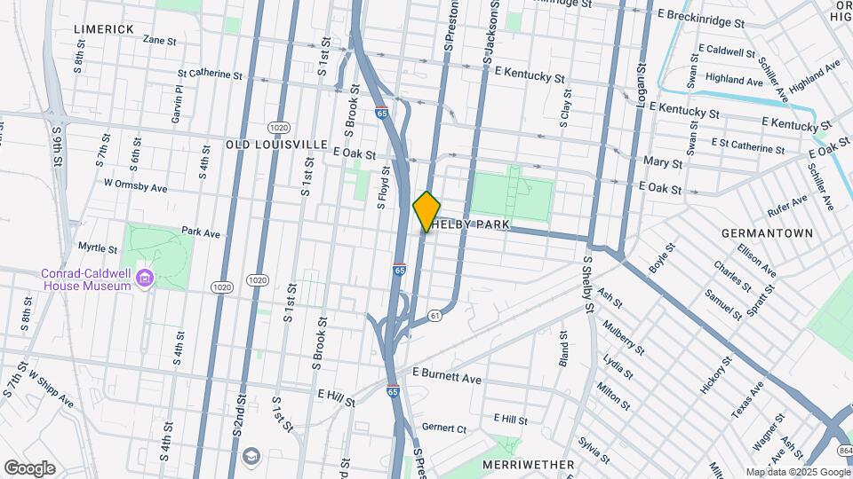 1277 S Preston St Map and Location Details
