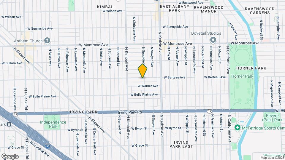 4146 N Spaulding Ave Map and Location Details