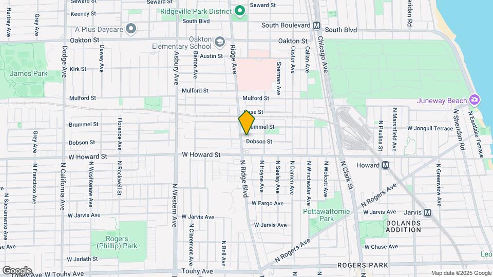 127-129 Ridge Ave Map and Location Details